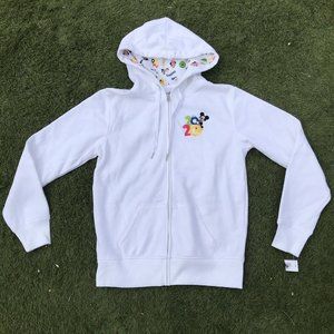 DisneyParks 2020 Disneyland Mickey and Friends Zip-Up Hoodie for Women Sm NWT